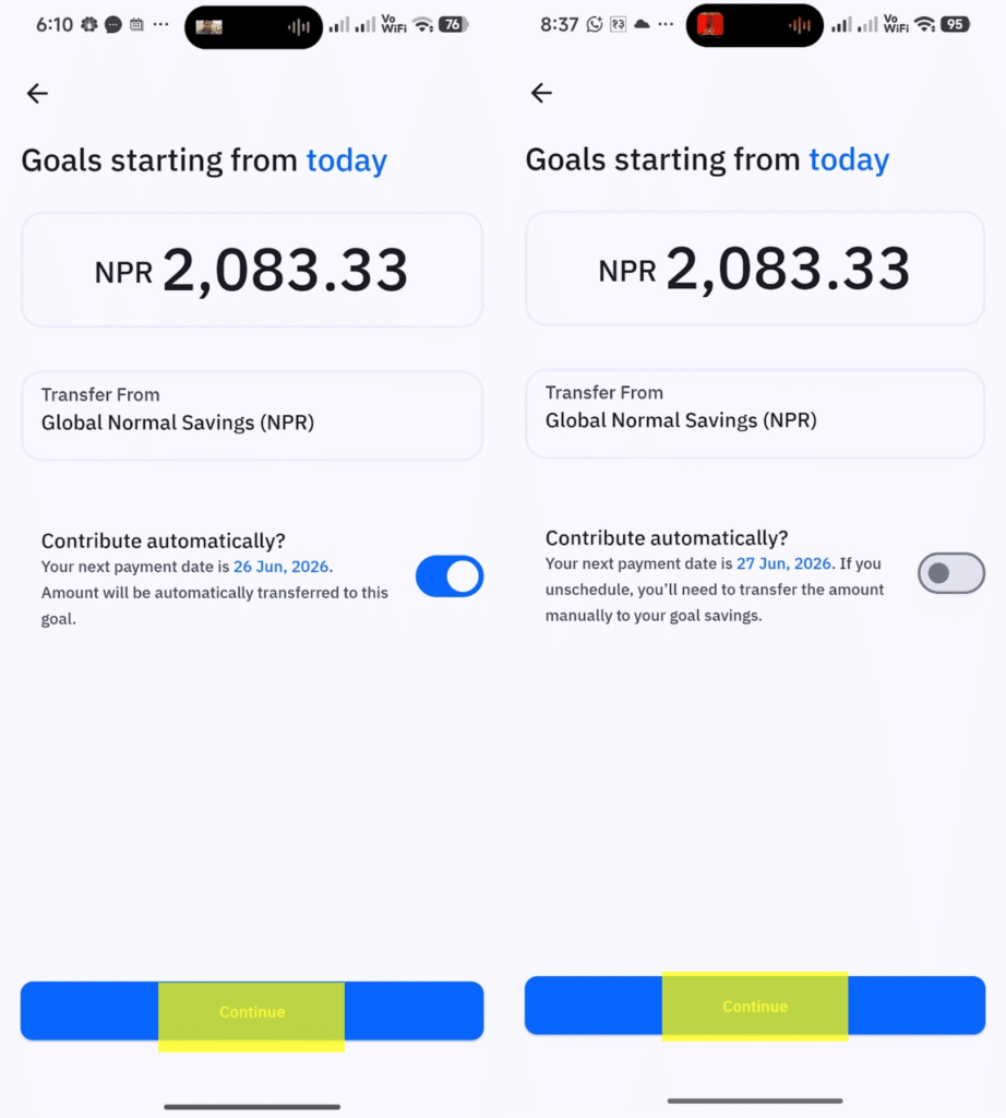 Global IME Goal Savings