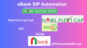 nBank SIP Payment Automation for Nabil SIP (Flexi Cap Fund & NI31)
