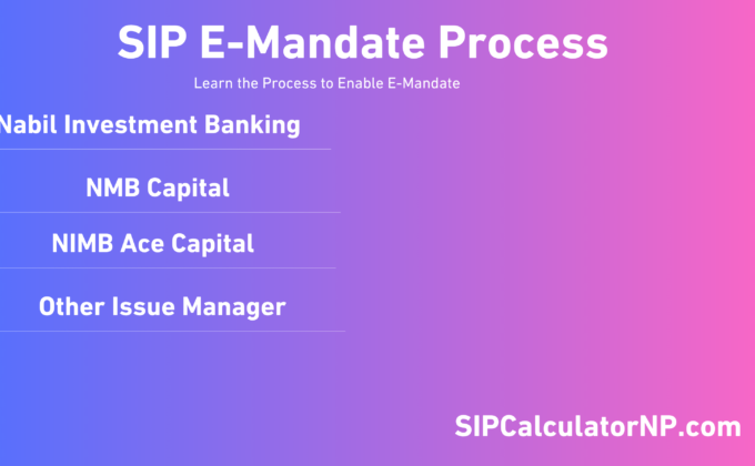 SIP E-Mandate Process: How to Automate SIP Payment